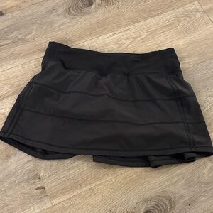lululemon Black Skort size 4 regular